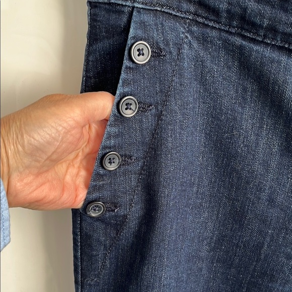 BANANA REPUBLIC Sailor Flared Dark Denim Jeans, Size 29 - Picture 5 of 10